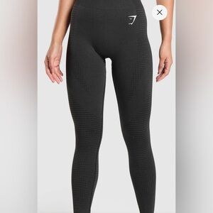 Gym Shark Vital Seamless 2.0 Black Marl Leggings Size Small Excellent condition.